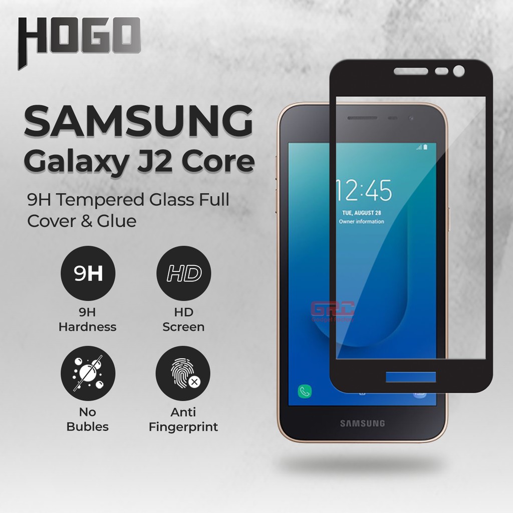 Tempered Glass SAMSUNG Galaxy J2 Core HOGO Full Cover Anti Gores Kaca