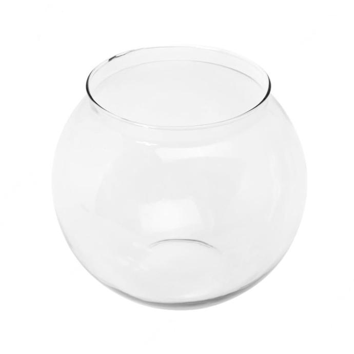 Buruan serbu] Boyu Akuarium Kaca Bulat 22.5x19.5 Cm Aquarium meja untuk undian