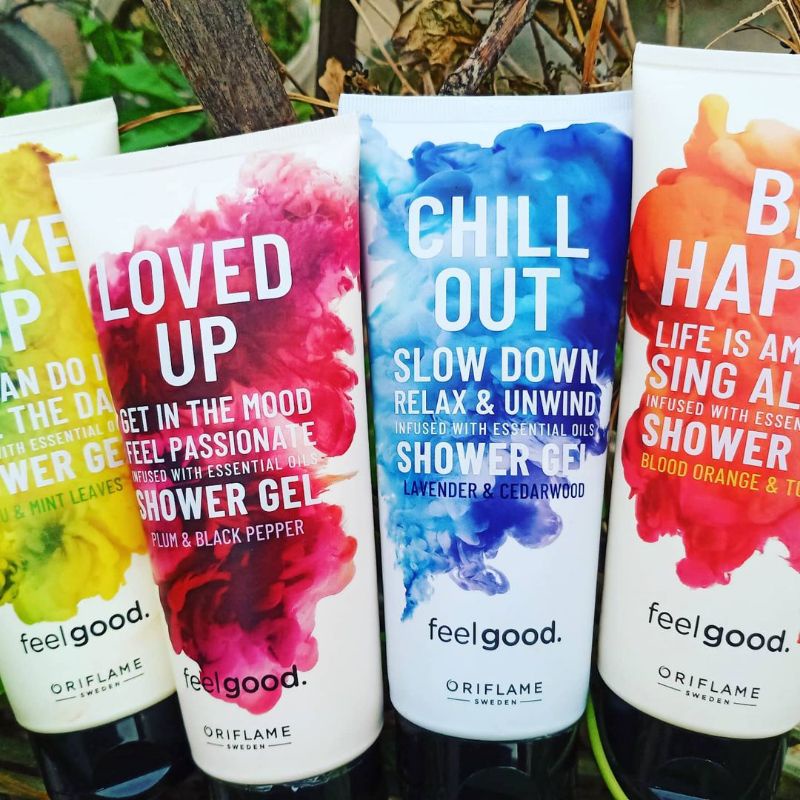 Be Happy Feel Good/Chill Out Feel Good/Loved Up Feel Good/Wake Up Feel Good Shower Gel