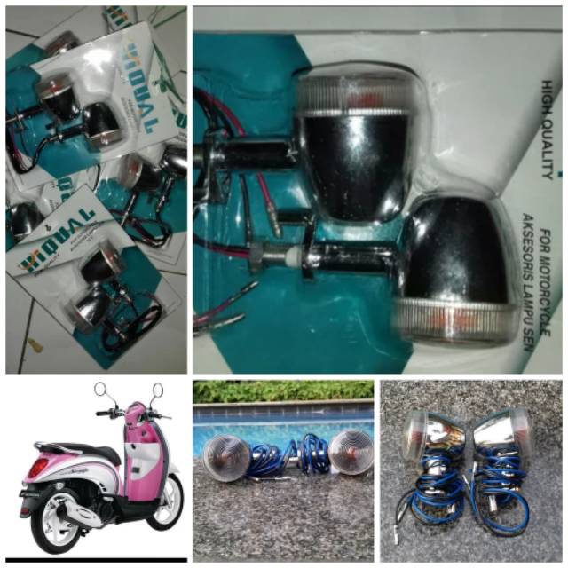 lampu sein depan belakang scoopy lama sein depan belakang scoopy karbu