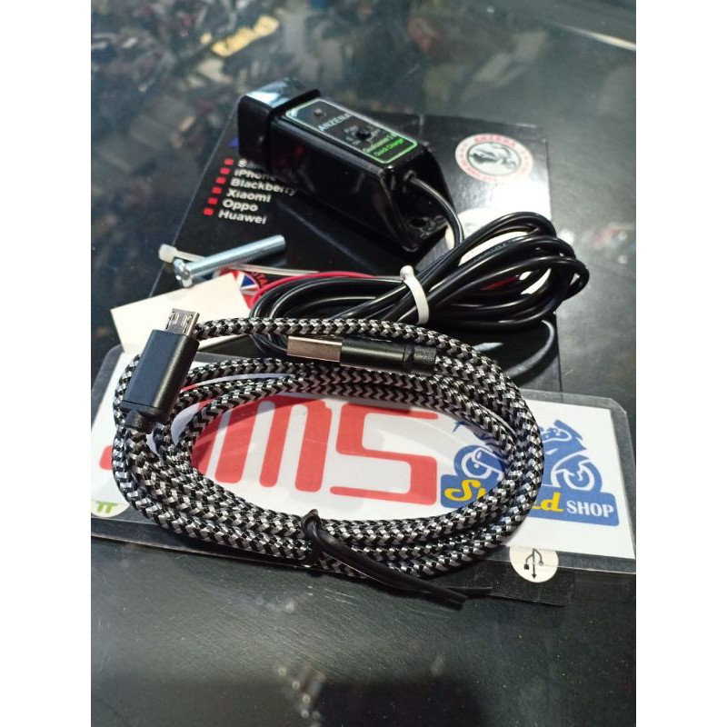 cas hp charger hp casan hp universal untuk semua motor honda yamaha suzuki mio beat vario aerox nmax