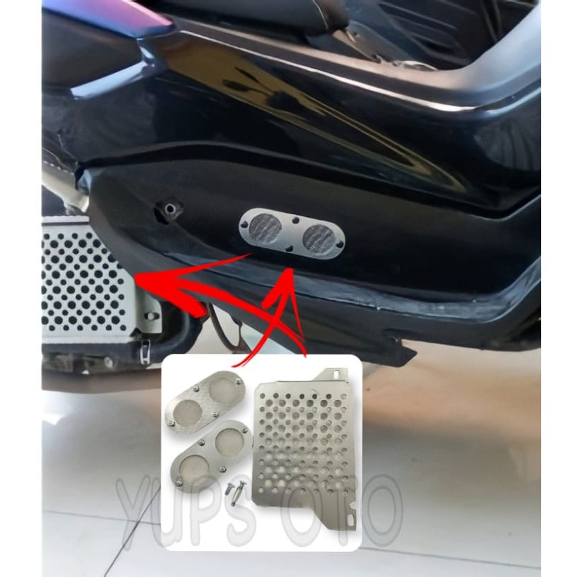 PAKET MURAH DIFFUSER AIR VENTILATOR UDARA YAMAHA NMAX XMAX AEROX LEXI PLUS COVER RADIATOR VELOSCOP SCOP