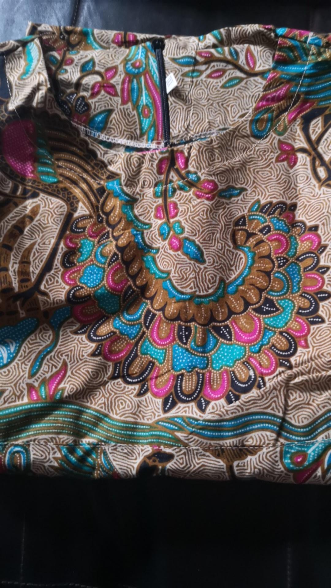 Dress Batik Anak Sogan Manggar Kids Fashion Bayi Anak Cewek Perempuan