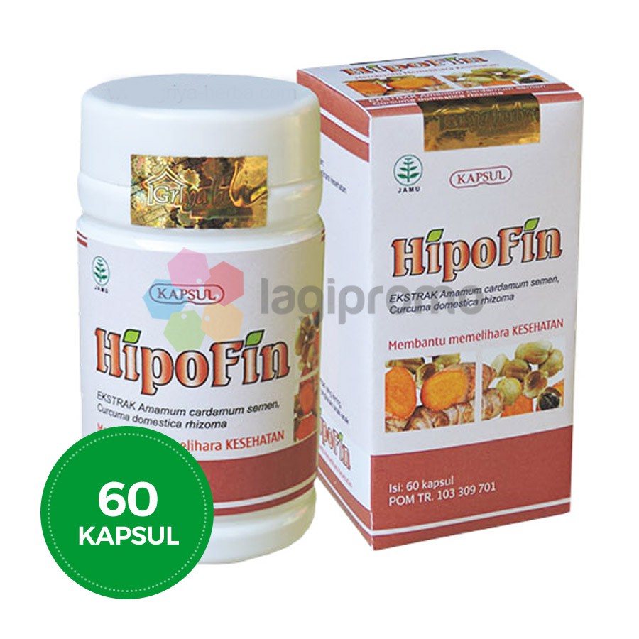 

Griya Herba Hipofin 60 Kapsul Obat Darah Rendah Alami