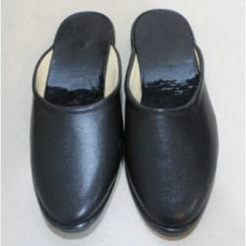 SANDAL SELOP KEJAWEN || SELOP POLOS HITAM ANAK || SELOP HITAM POLOS