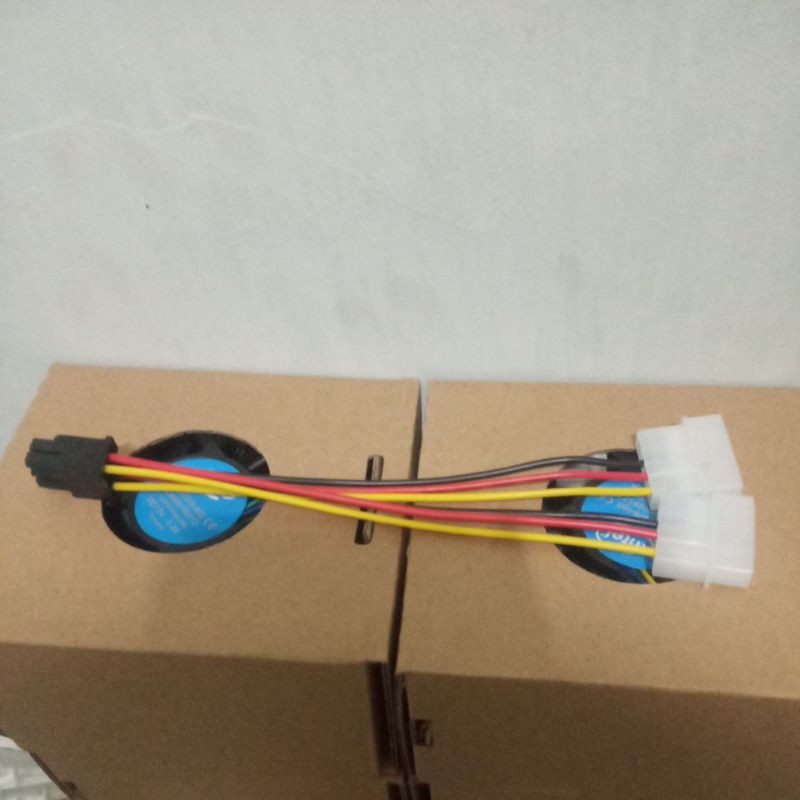 Kabel 6pin Power VGA - 2 Molex To 6 Pin Power VGA