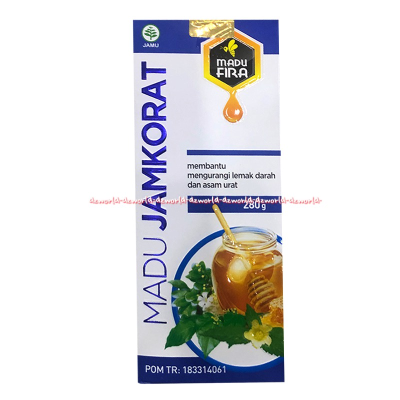 Madu Fira Jamkorat Zestmag 280gr Untuk Gangguan Pencernaan Perut Mual Kembung Lemak darah Asam Urat Madufira