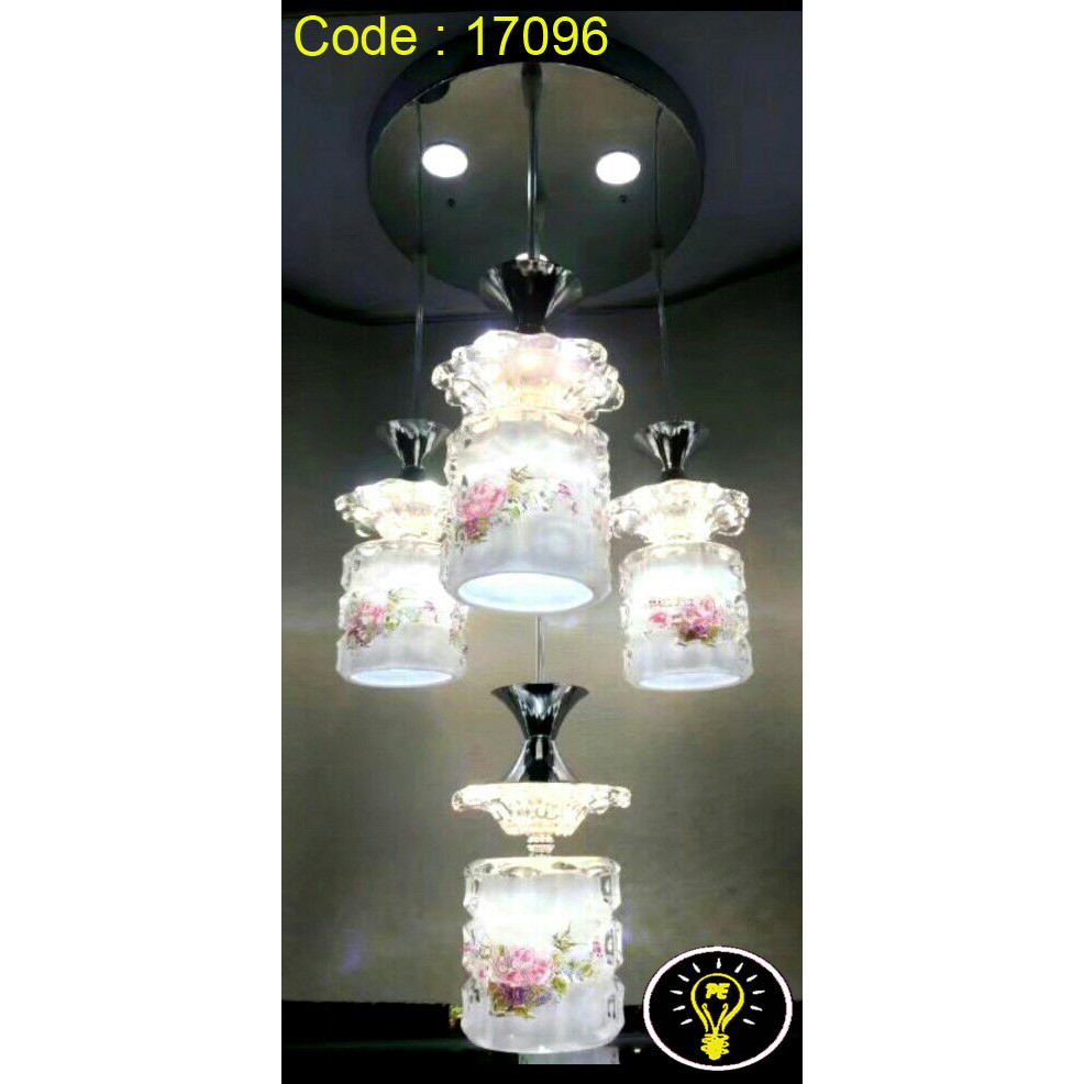  lampu hias gantung ruang tamu full led 17096 Shopee 