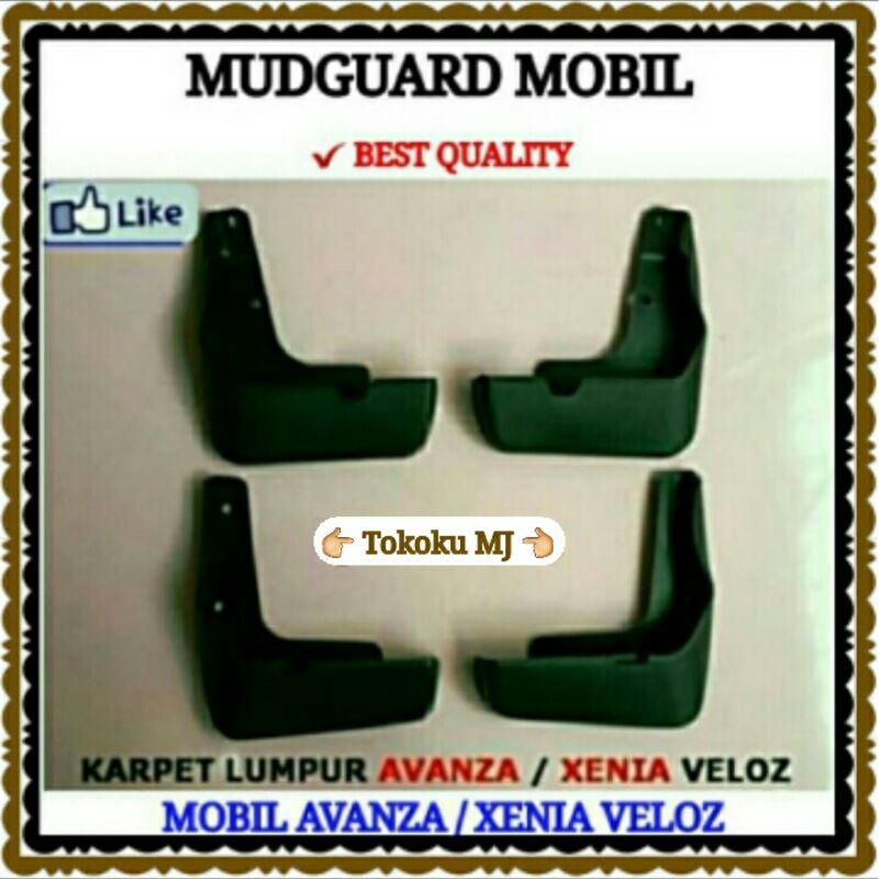 MUDGUARD XENIA / AVANZA TYPE VELOZ / KARPET LUMPUR / KARET LUMPUR / PENAHAN LUMPUR MOBIL