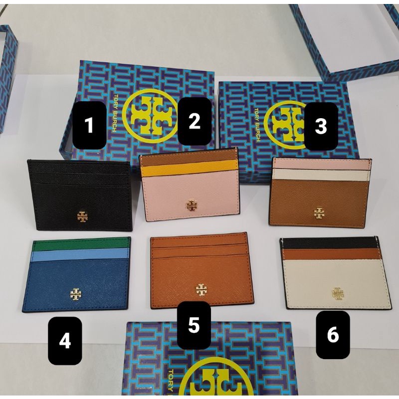 tory burch card holder original asli fo tb tempat kartu wanita
