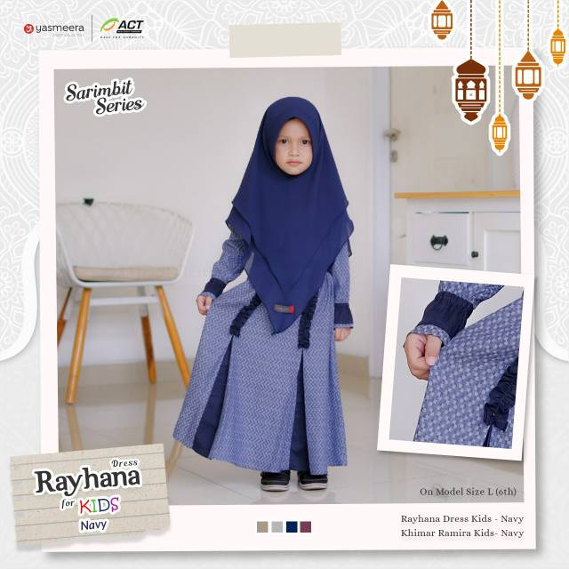 Rayhana dress kids by Yasmeera