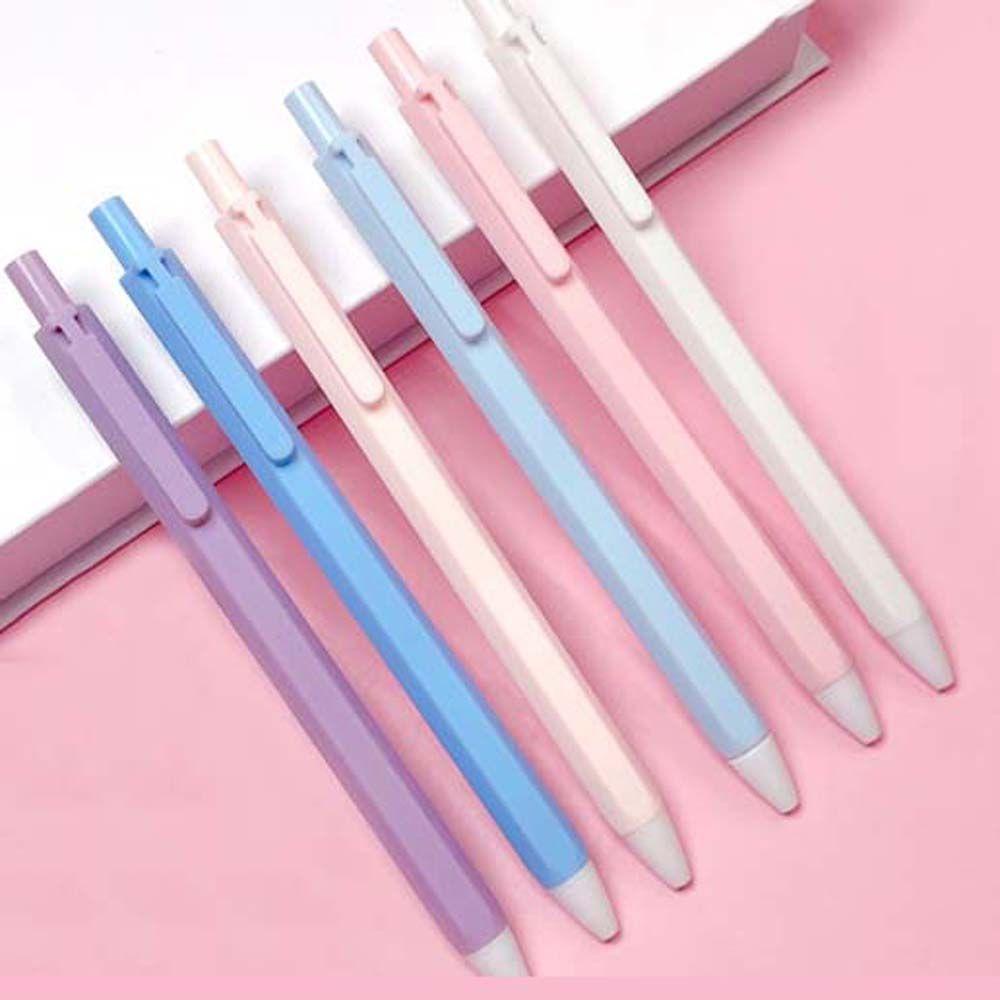 Lanfy Gel Pen Unisex|Pulpen Warna 0.5mm Hadiah Anak Pulpen Netral