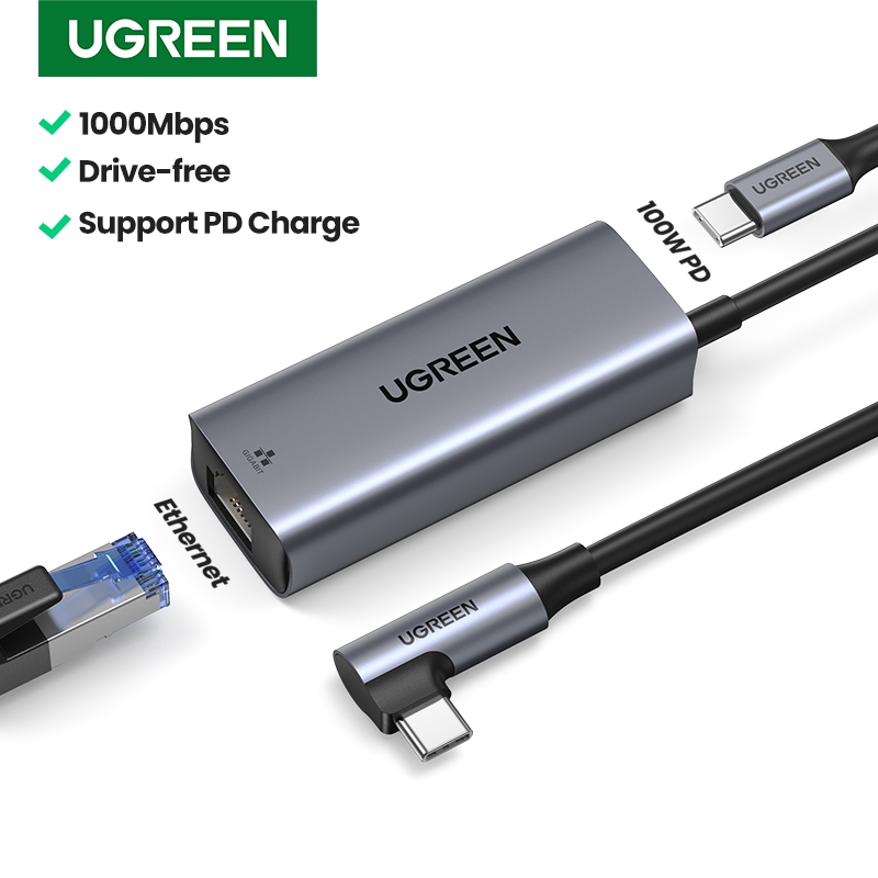 UGREEN USB C To Ethernet Adapter Thunderbolt Type C RJ45