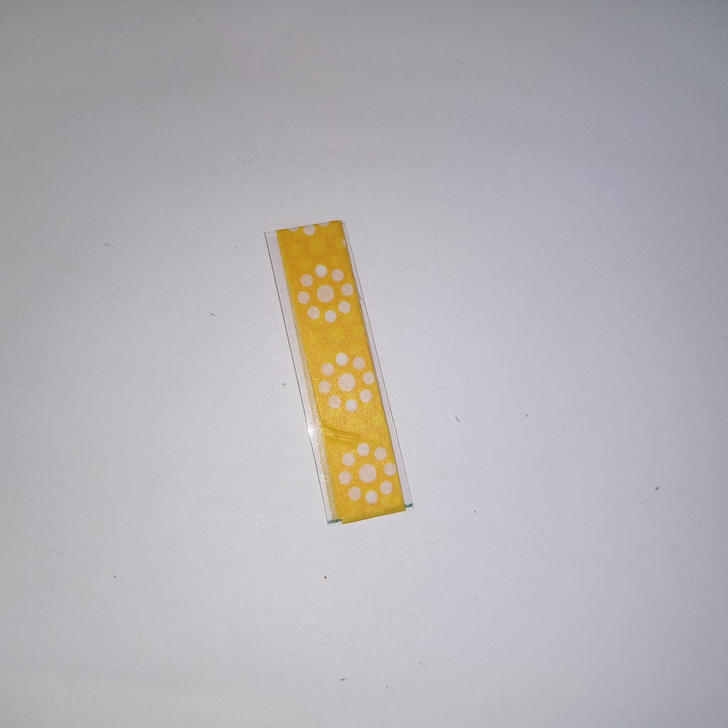 

W9 WASHITAPES TRAVEL SIZE 20 CM WASHI TAPE KUNING POLKADOT ISOLASI AESTHETIC TERMURAH