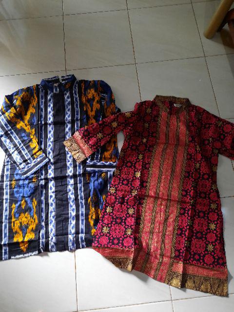 Terlaris Serut Genes Jelita Tunic Navbor Yelbor Whitbor Creambor Tunik Batik Modern Hrb030 Dolbi Dob