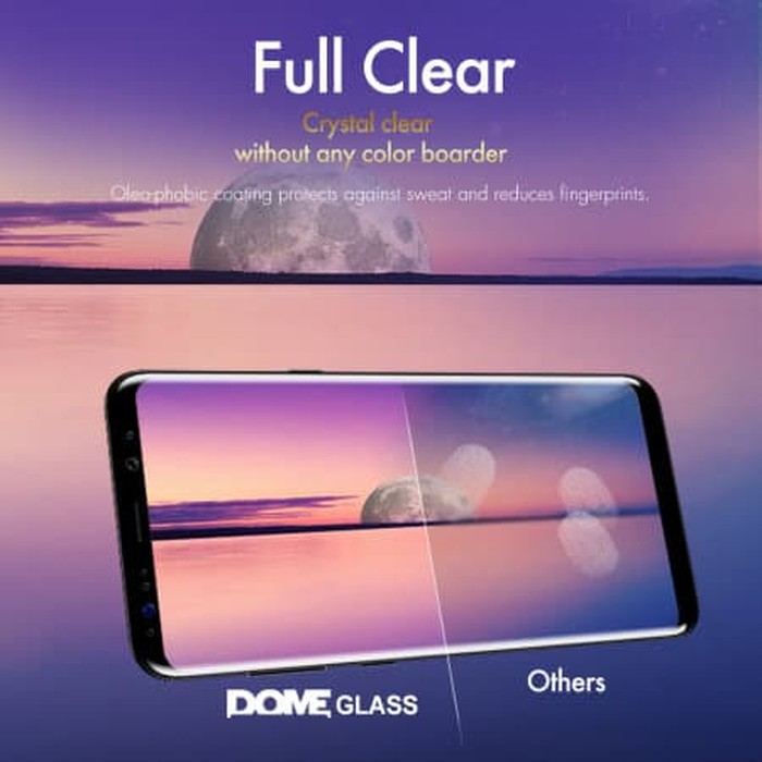 Whitestone Dome Full adhesive Tempered Glass Samsung Galaxy S9 Plus