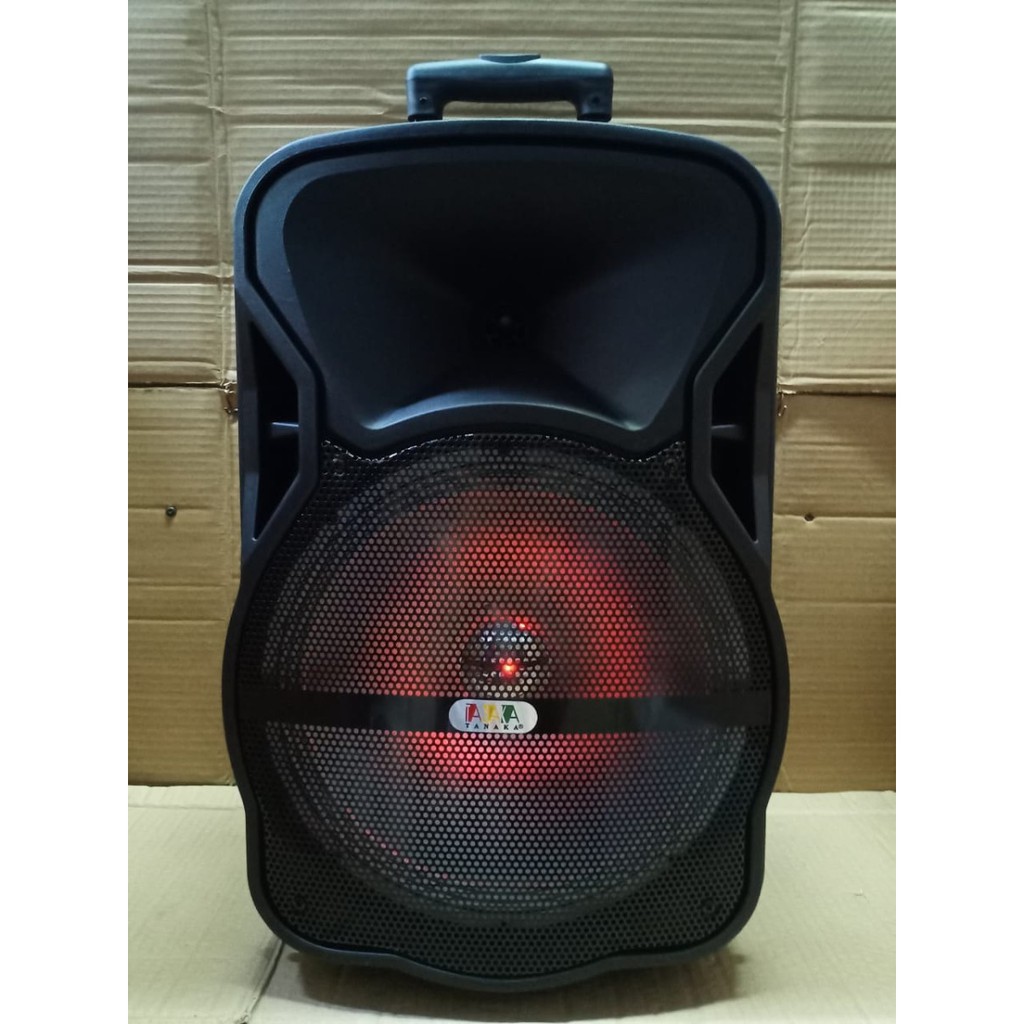 SPEAKER AKTIF PORTABLE TANAKA DIAMOND ANTROLLEY ECONOMY 12 INCH