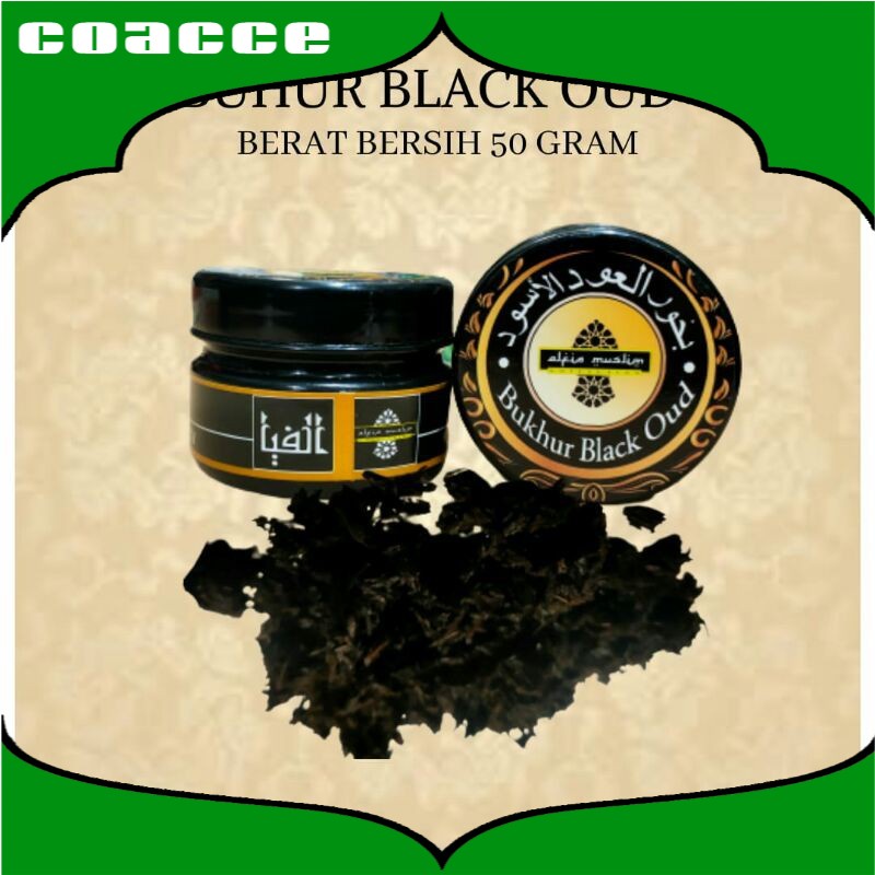 BUKHUR BLACK OUD 50gr / BANAFA FOR OUD