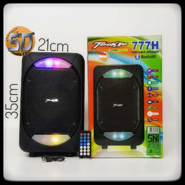 Speaker Meeting Teckyo 777H Bluetooth,Speaker Portable original - new suara mantap