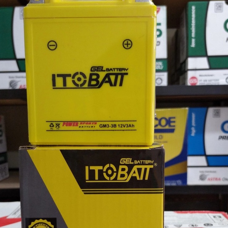 Aki Motor Yamaha RX King Ninja 150 R NSR Itobatt GM3-3B