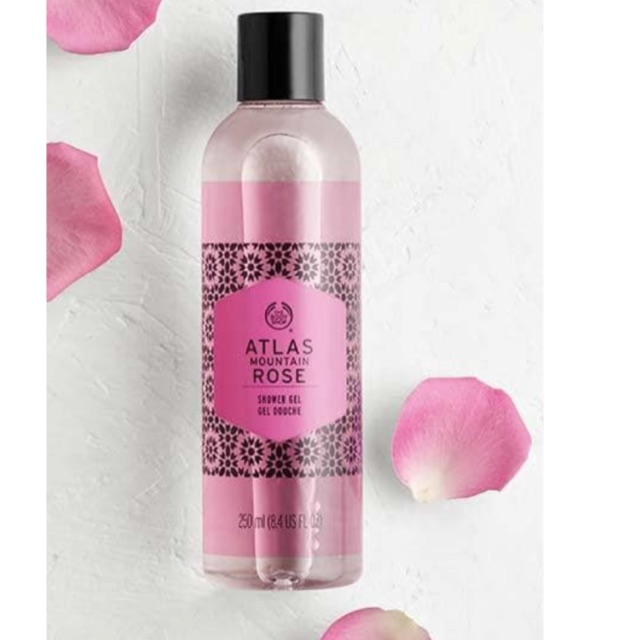 Atlas mountain rose the body shop shower gel