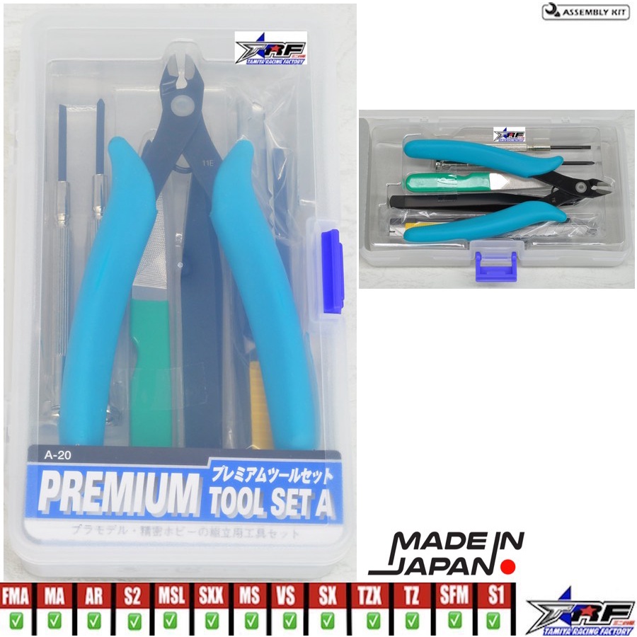 Jual MINESHIMA A20 PREMIUM PLASTIC MODEL TOOL SET (HOBBY TOOLS