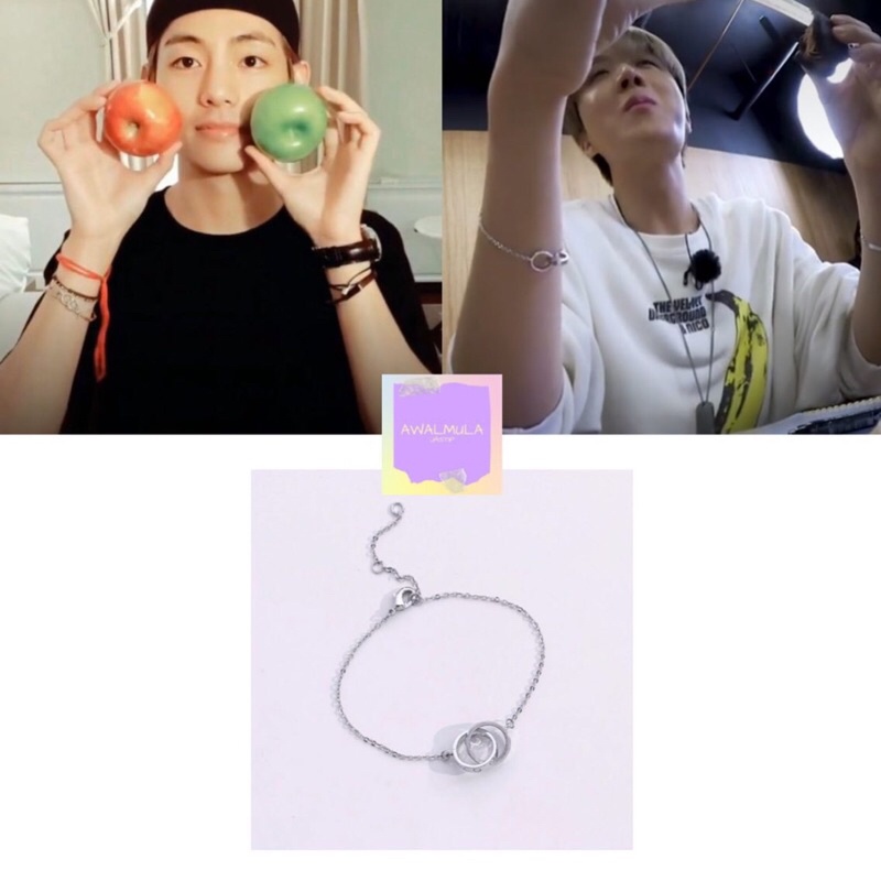 (PO) OFFICIAL BTS Taehyung (V) & J-Hope Asmama Aurea Bracelet