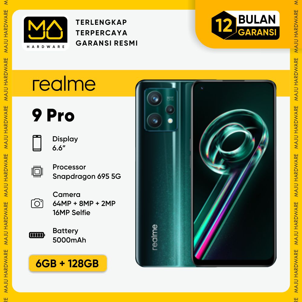 Jual Realme 9 Pro 5G 6GB/128GB Dan 8GB/128GB - Garansi Resmi | Shopee ...