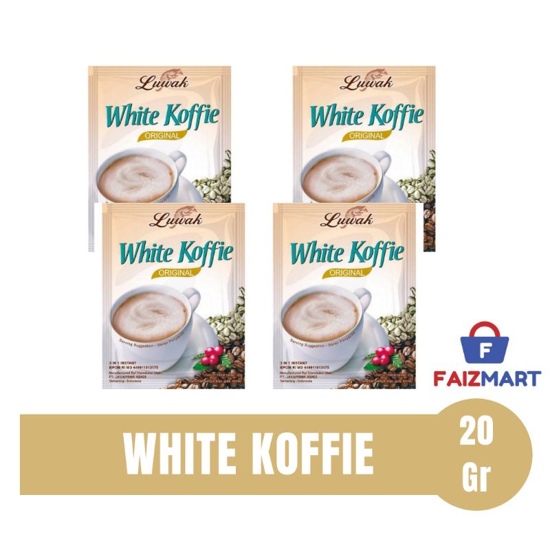 

Kopi luwak white koffe 1 renceng (10pcs) 20Gr