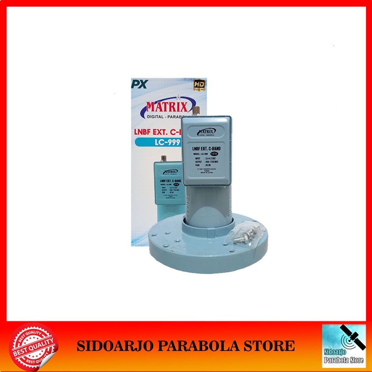 Matrix LC-999 LNB C Band Single Output 1 Satelit 1 Receiver Parabola