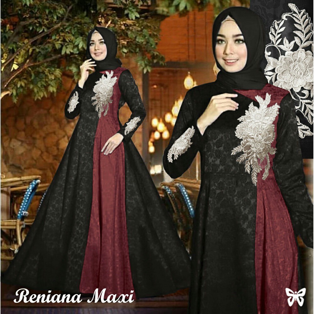 Stellashoppie, Reniana maxi, baju muslim wanita terbaru ...