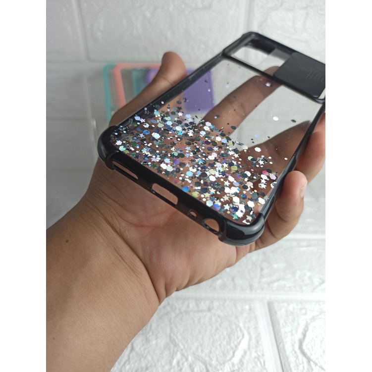 VIVO Y12/Y15/Y17/Y20/Y20i/Y51 2020 GLITTER CASE SLIDE KAMERA PROTECTION/Case Bling-Bling/Anti Crack