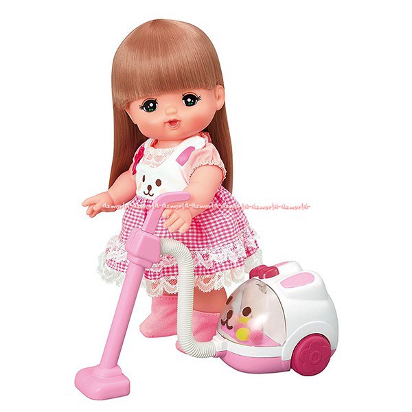 Mell Chan Mellchan Dengan Vacuum Cleaner Vacum Mainan Anak Mellchan Dolls Sedot Debu