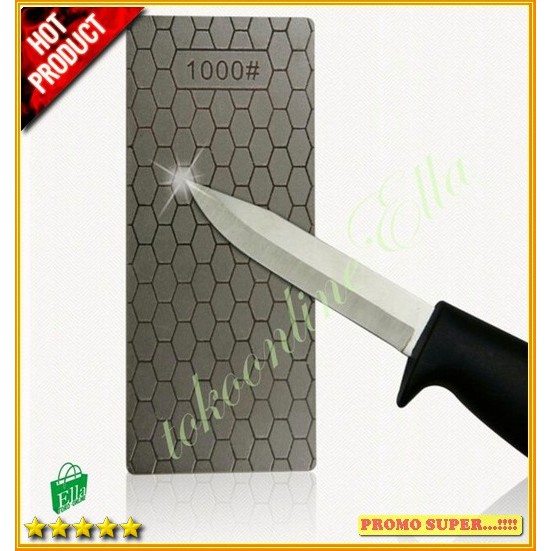 Diamond Sharpening Plate - plat pengasah pisau dengan lapisan diamond O4886