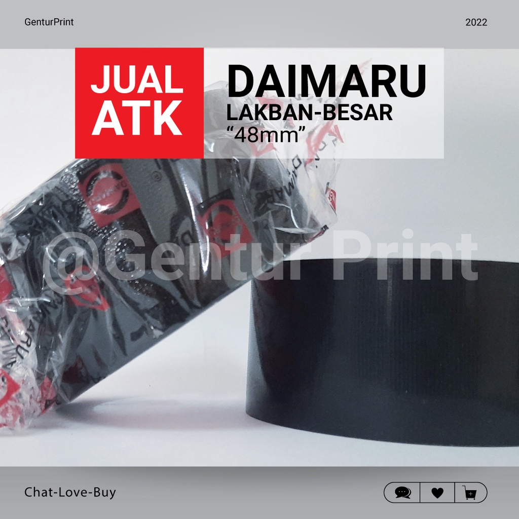 

Lakban Daimaru Besar (48mm), Sedang (36mm), & Kecil (24 mm)