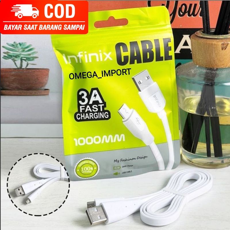 (OM) KABEL DATA INFINIX MICRO USB SUPORT FAST CARGING 3.0A