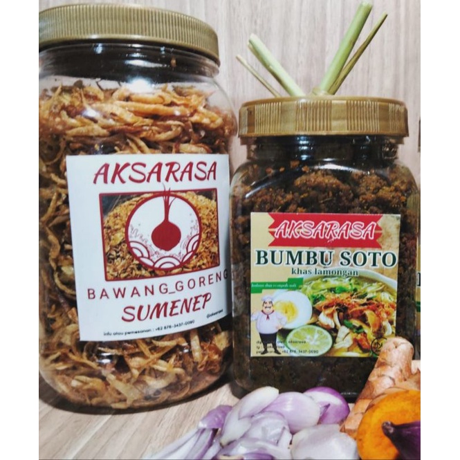 

bawang goreng sumenep 130 GRAM & BUMBU SOTO 400 GRAM