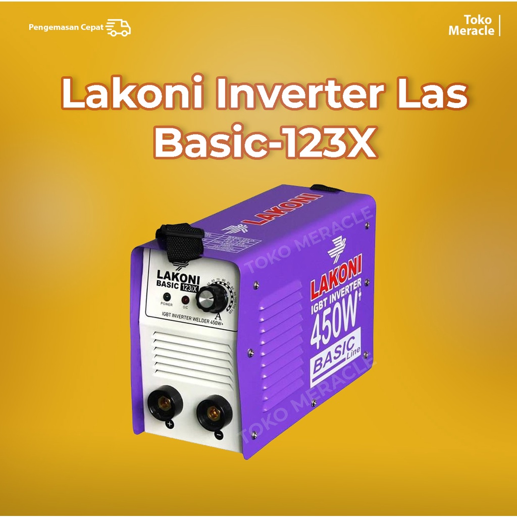 LAKONI Inverter las Lakoni  Basic 123X 450 Watt alat las