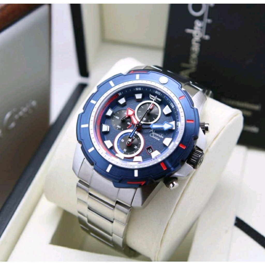 Alexandre Christie Ac 6606 Jam Tangan Pria Original Garansi Resmi 1 Tahun