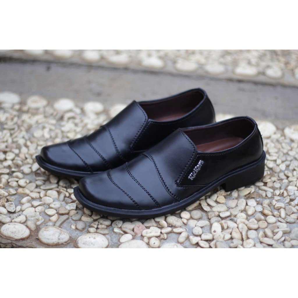 Sepatu Pantofel pria sepatu kulit sepatu kerja kantor Model Jordan Kulit Asli