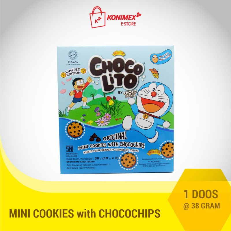 

Chocolito Mini Kukis Original Box 38 Gr