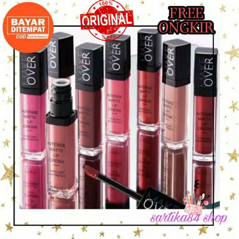 MAKE OVER Lipstik Lipstick Lip Cream Matte Intense Make Up Kosmetik Cosmetik