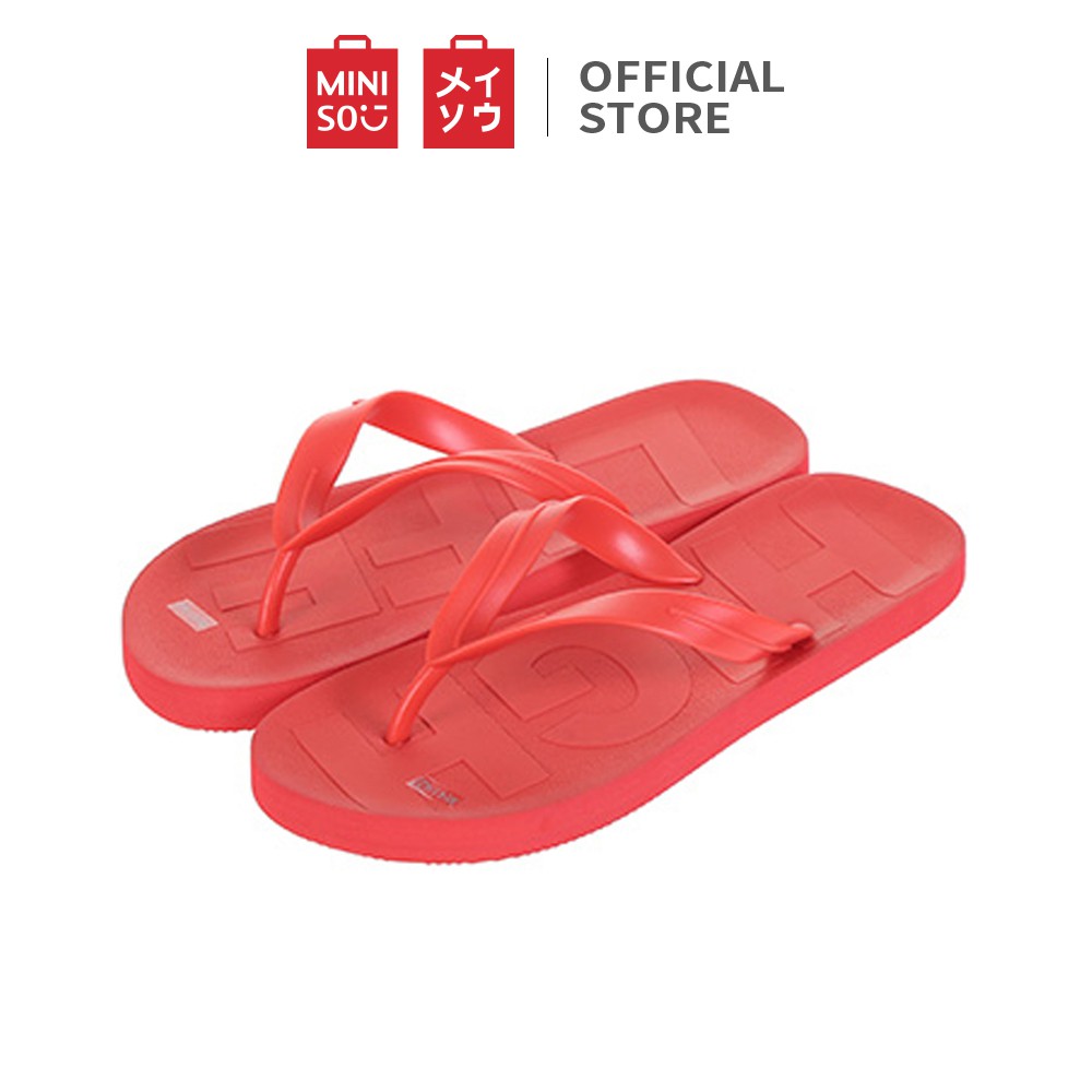  MINISO  Flip Flop Surat Slipper Sandal  Jepit Pria M 41 