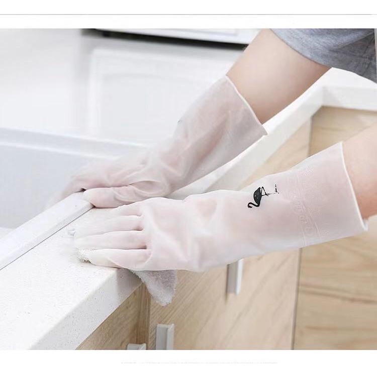 Sarung Tangan Cuci Piring Karet Anti Licin Multifungsi Cleaning Gloves