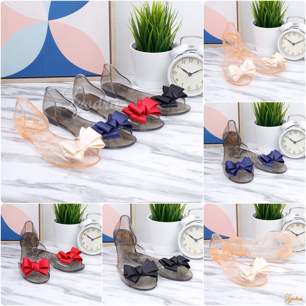 Lyodra Abella Flat Jelly Shoes import LDR914 Real Pict