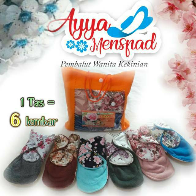 Pembalut Katun haluuus Ayya tipe Bintang Day Night &amp; mix use paket isi 3 atau 6 lembar