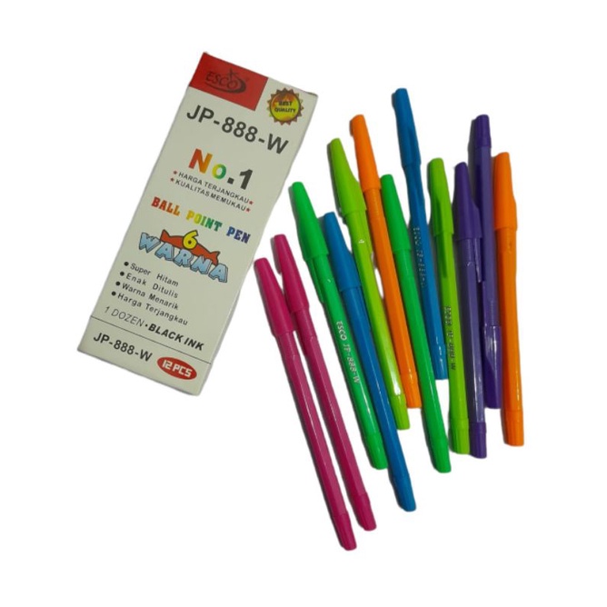 

Pen Tinta Murah isi 12pcs