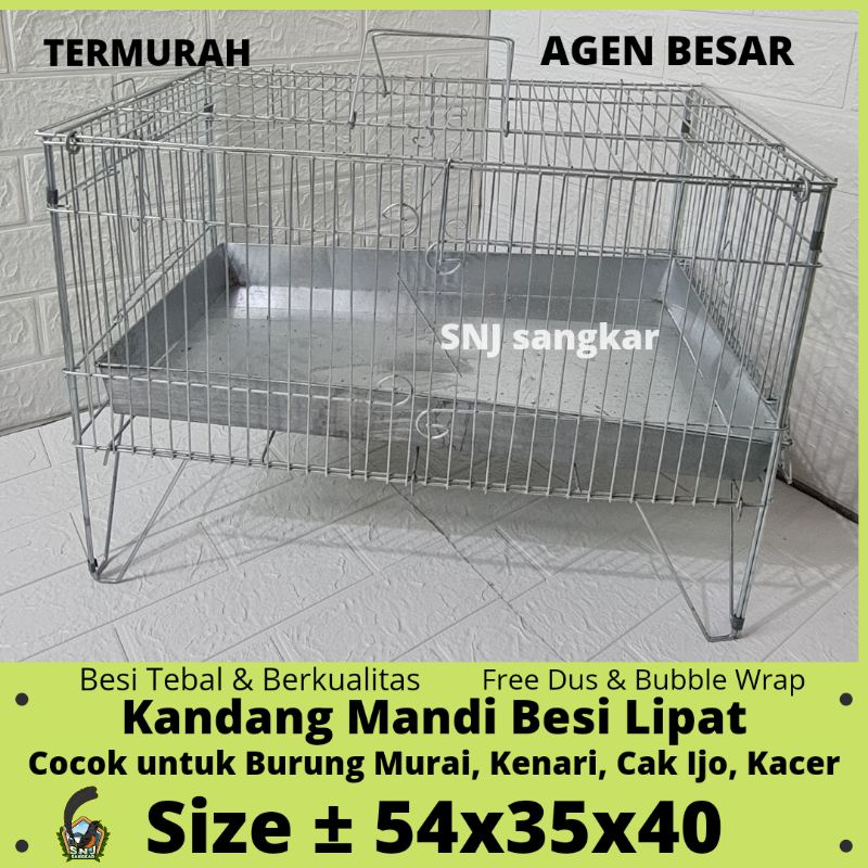 BESI SUPER TEBAL Kandang Mandi Keramba Mandi Sangkar Mandi Murai Burung
