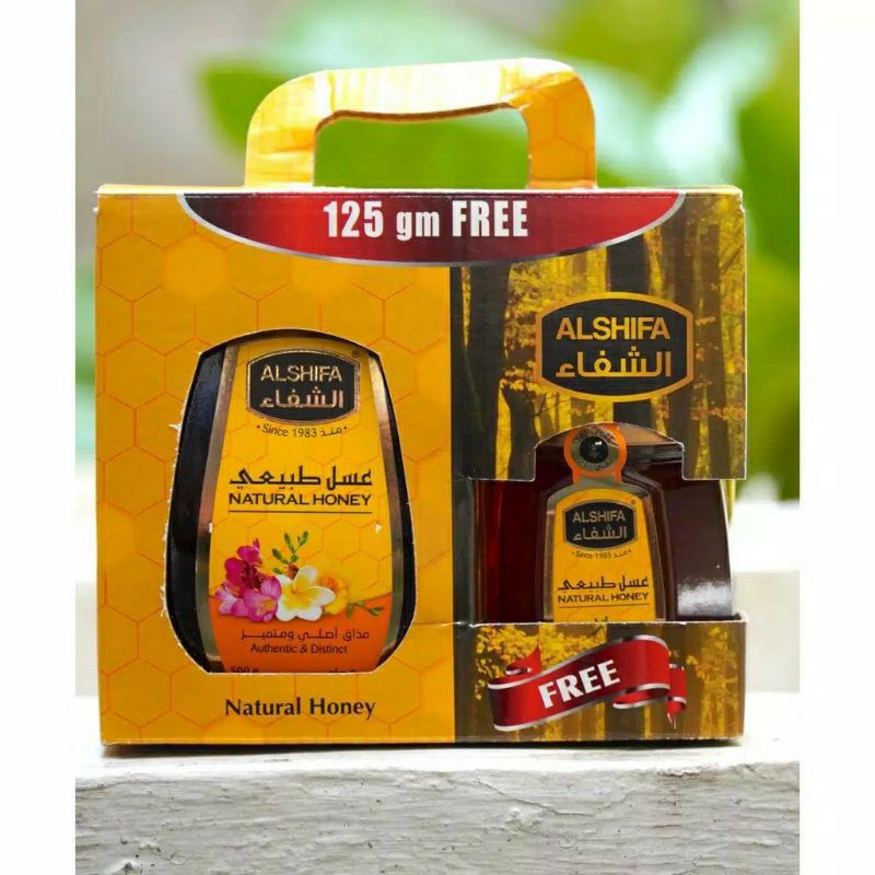

Madu Al Shifa 500gr Free125 gr Asli Arab Alshifa Alsyifa