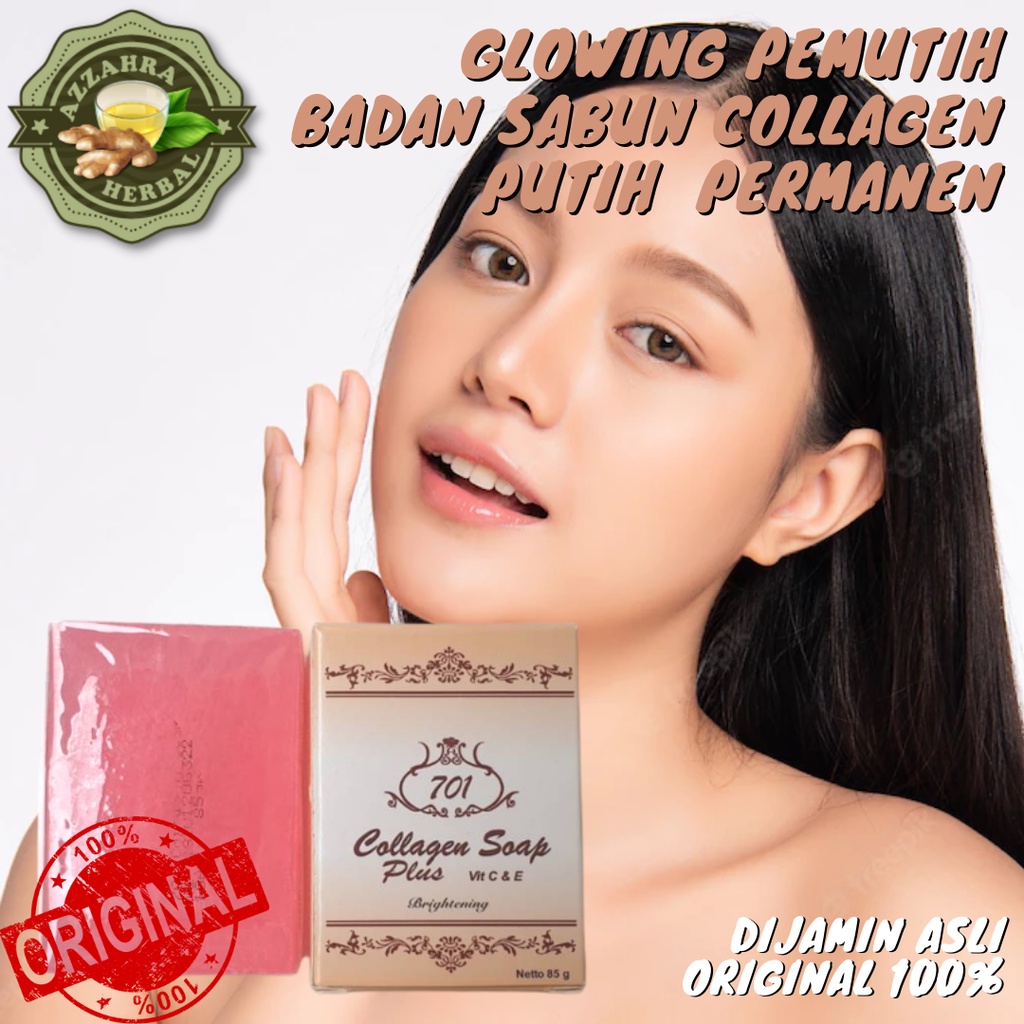 SABUN COLLAGEN PLUS VIT E - Bibit Collagen Sh Cosmetics Original Bpom Lotion Pemutih Tubuh Instan Pemutih Wajah Permanen / Sabun Collagen Whitening Original / Sabun Bibit Collagen Mecca Anugrah BPOM